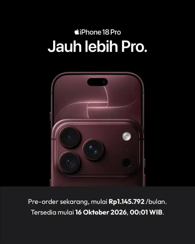 WAW SUDAH DI MULAI PRE-ORDER IPHONE 18 PRO & PRO MAX AYO IKUTAN PO