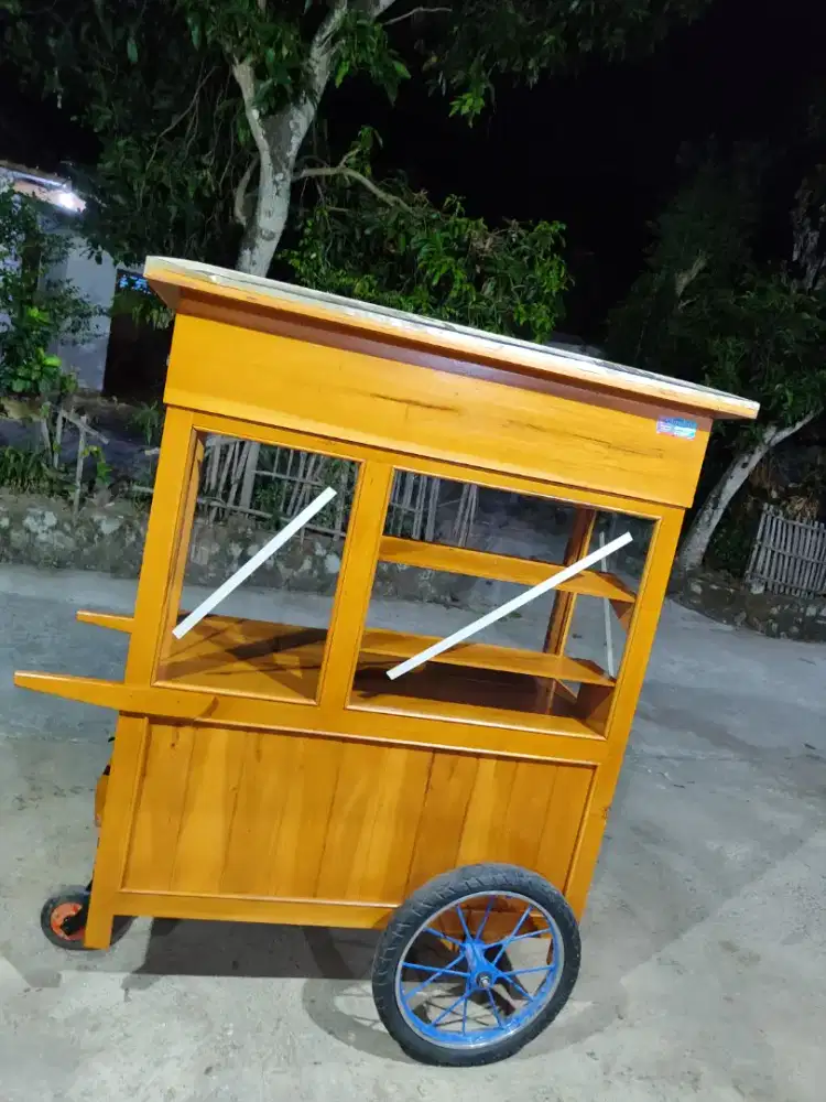 Sedia Gerobak Angkringan, Bakso Mie Ayam, Bubur, Sate, Soto, Pecel dll