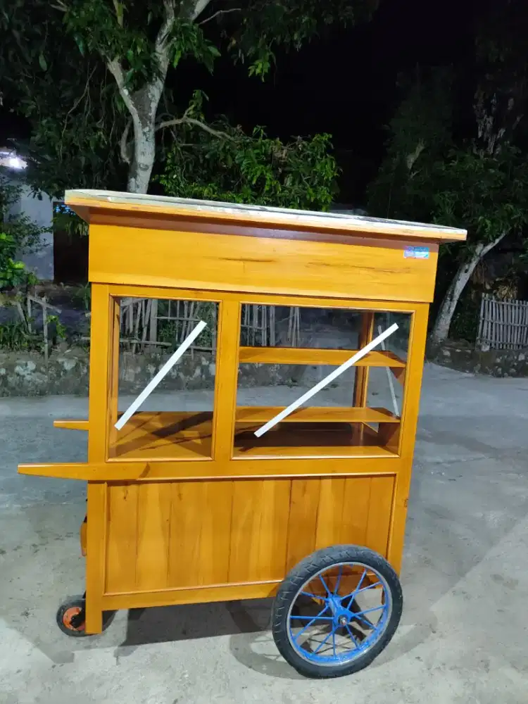 Sedia Gerobak Angkringan, Bakso Mie Ayam, Bubur, Sate, Soto, Pecel dll