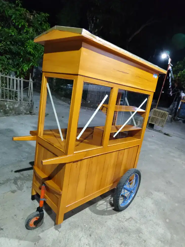 Sedia Gerobak Angkringan, Bakso Mie Ayam, Bubur, Sate, Soto, Pecel dll