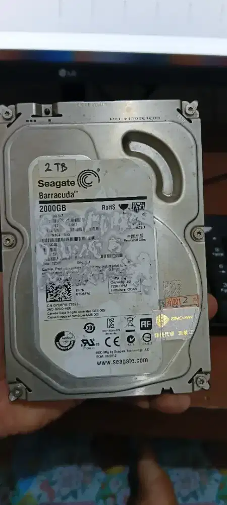 Hardisk Internal PC CCTV Seagate 2TB Sentinel 100