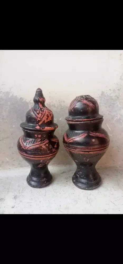 Handmade Burmese Lacquerware Buddhist Offering Bowl