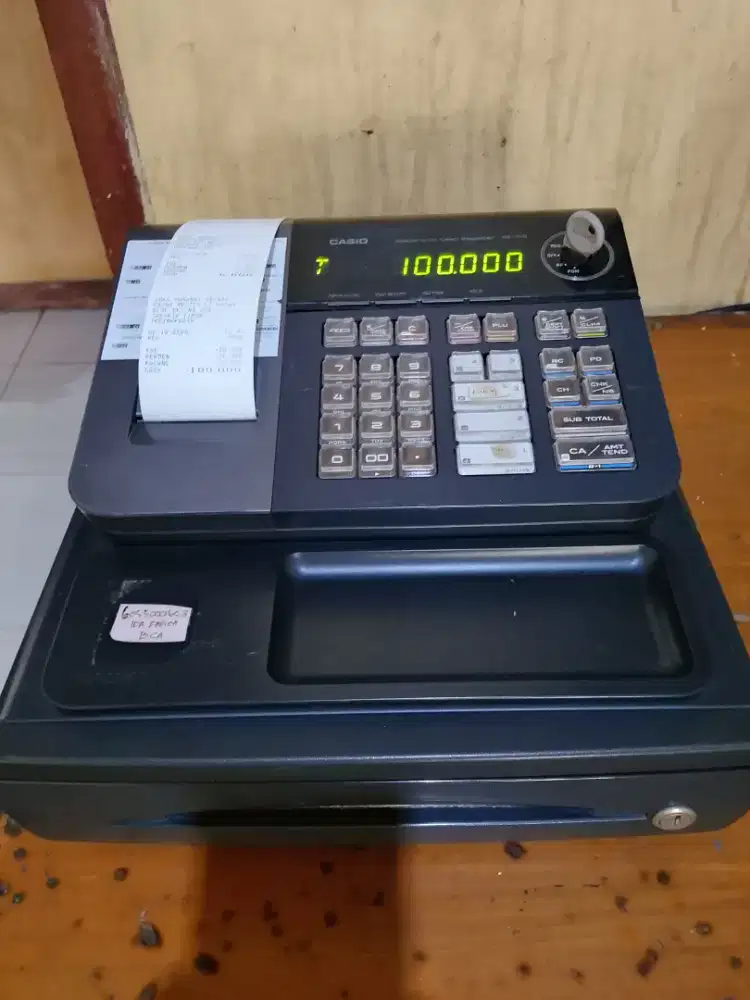 Mesin kasir casio S10 siap pakai