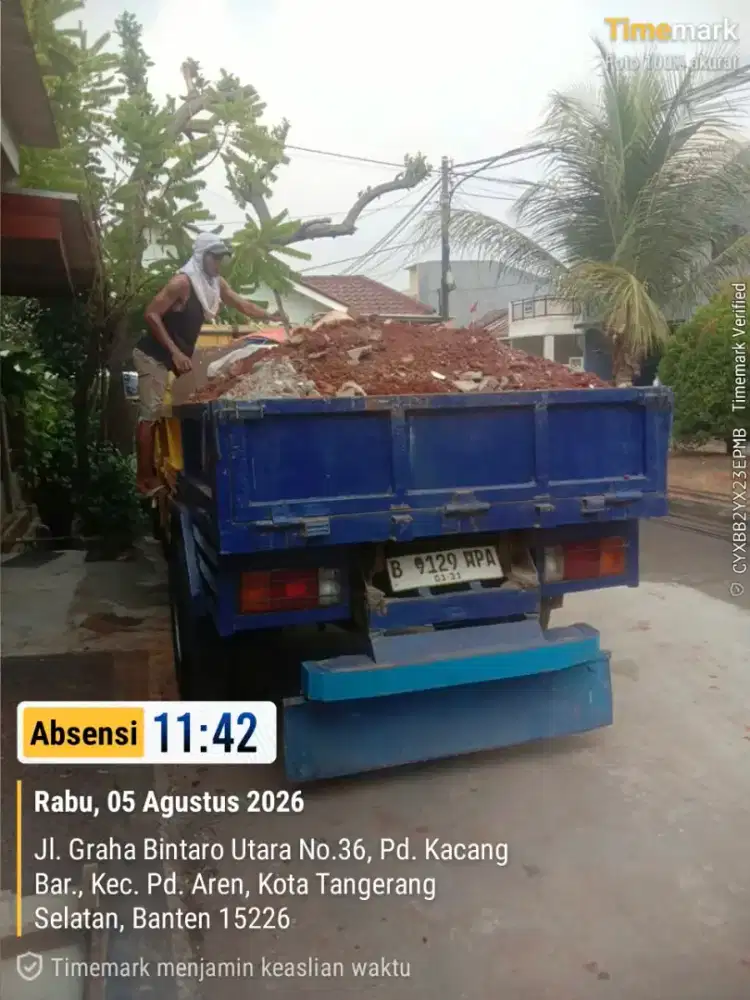 Jasa buang puing dan angkut sampah