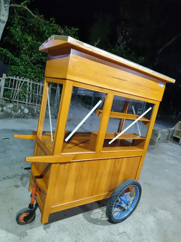Sedia Gerobak Angkringan, Bakso Mie Ayam, Bubur, Sate, Soto, Pecel dll