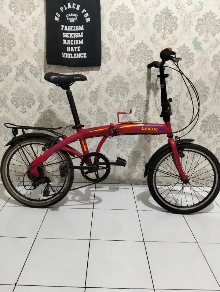 Laux Roma sepeda lipat ukuran 20 untuk umur 5 sampai 30 tahun