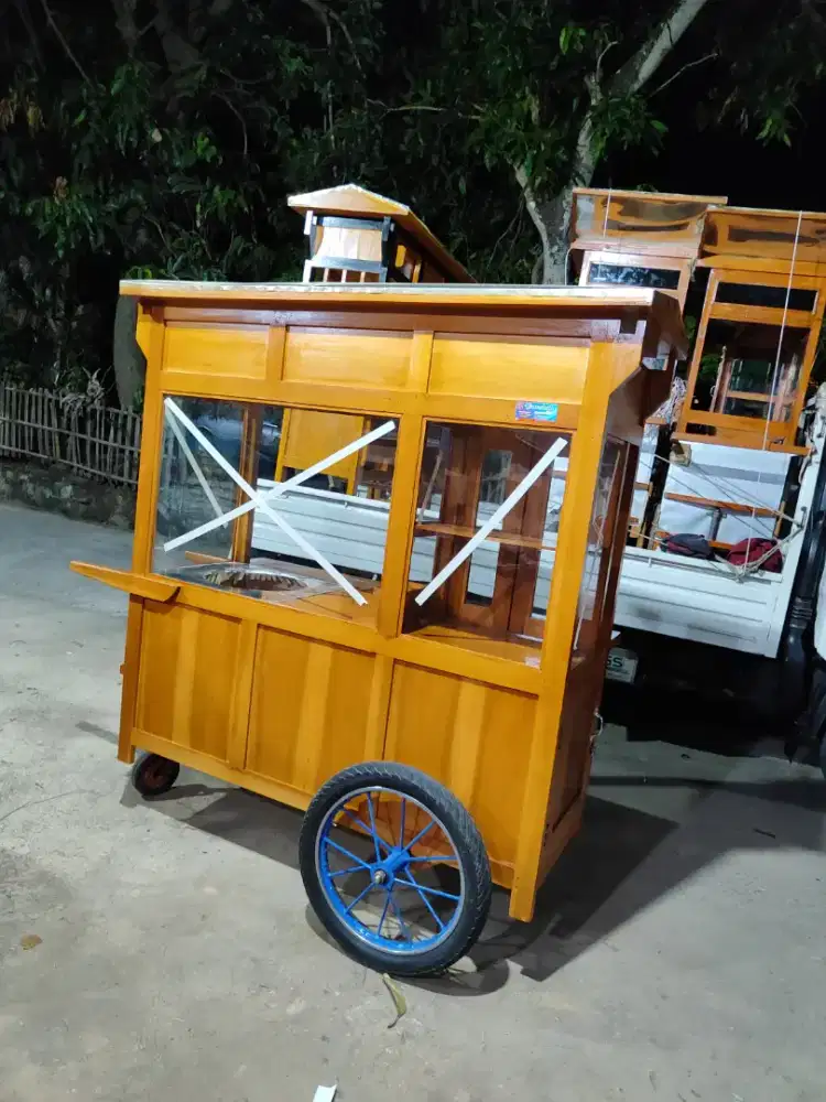Sedia Gerobak Angkringan, Bakso Mie Ayam, Bubur, Sate, Soto, Pecel dll