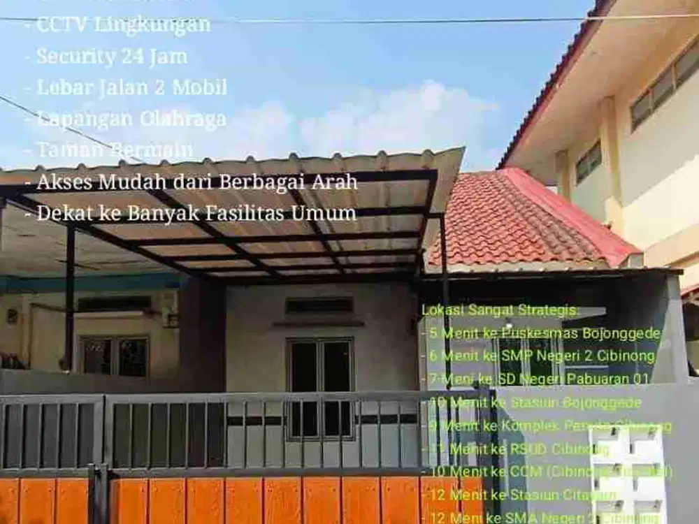 Jual Rumah Dekat Kantor Pemda Bogor Cibinong Griya Asri