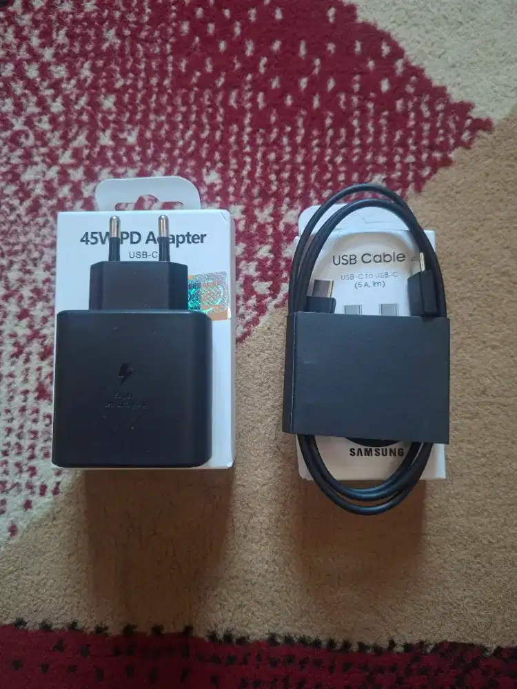 ADAPTOR  SAMSUNG 45 WAT TYPE C TO C SUPER FAST CHARGING  ORIGINAL