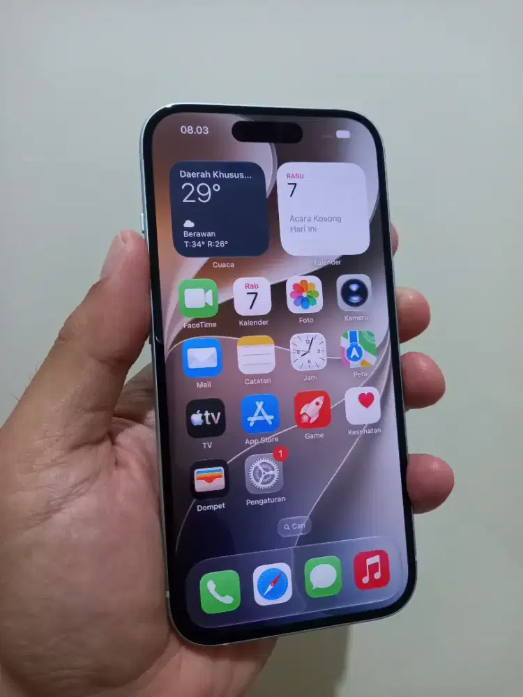 IPhone 15 Blue 128Gb Ex Ibox Fullset ori mulus bh 88% ori normal