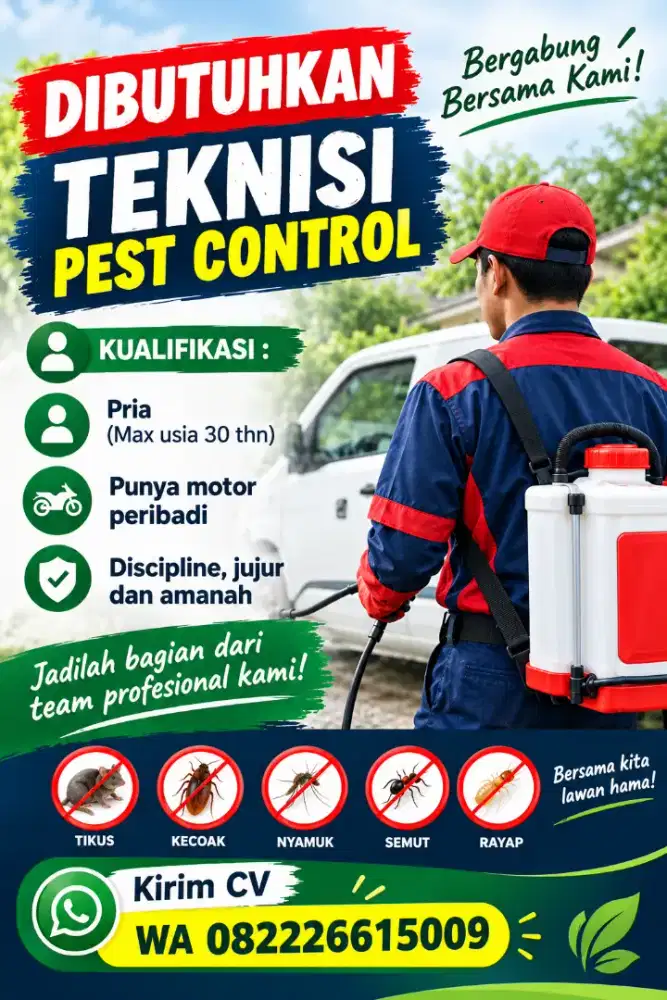 Teknisi Pest Control