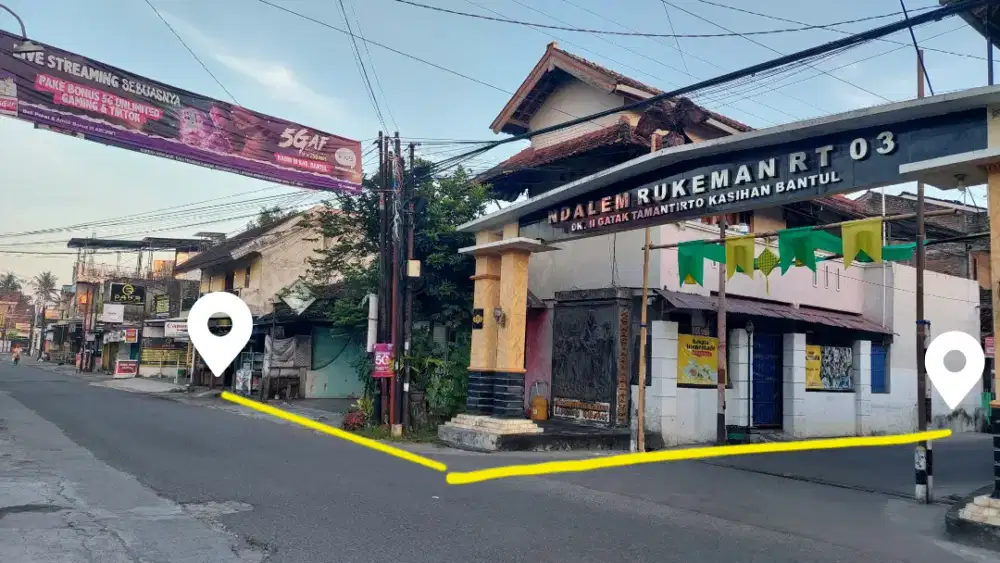 Dijual Tanah 208m² Bonus Rumah + Kos Dekat UMY & Alma Ata