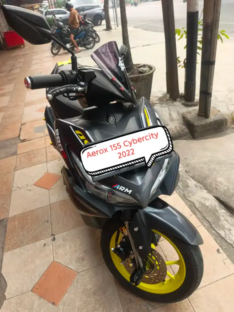 Yamaha Aerox 155 2022 Cybercity lengkap terbaik no minus Dijamin Mulus