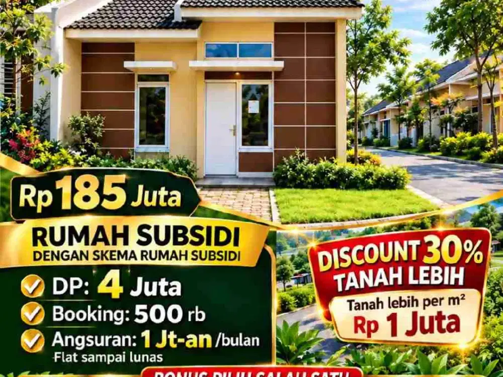 Flash sale rumah subsidi