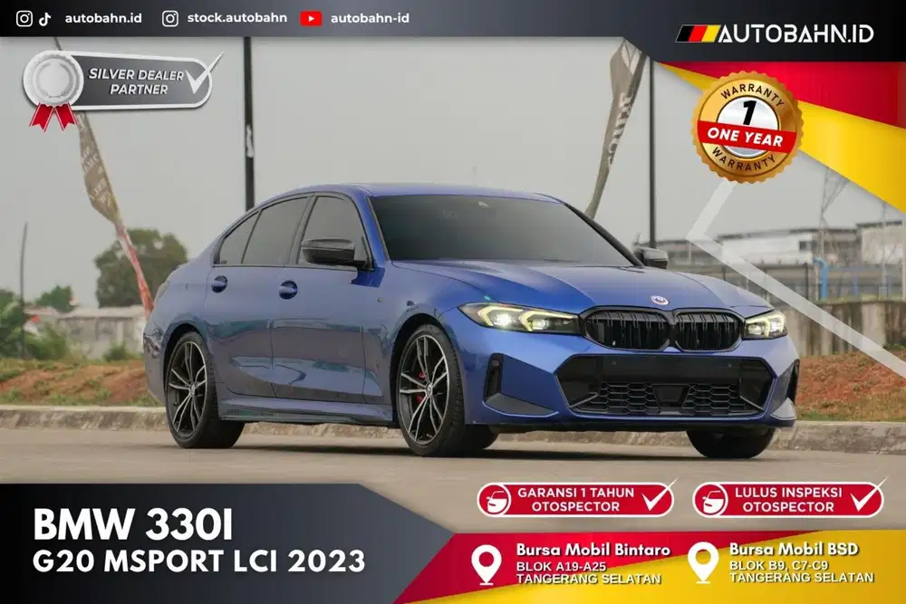 FULL WARRANTY! BMW 330i M-Sport LCI Facelift 2023 (G20)