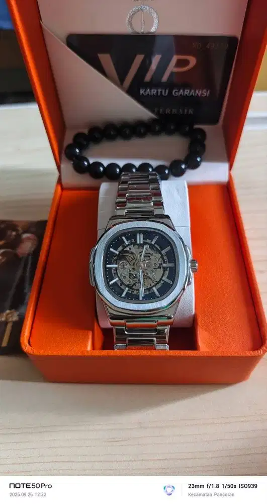 TIMELORD 1990 ORI jam tangan pria mekanik Otomatis