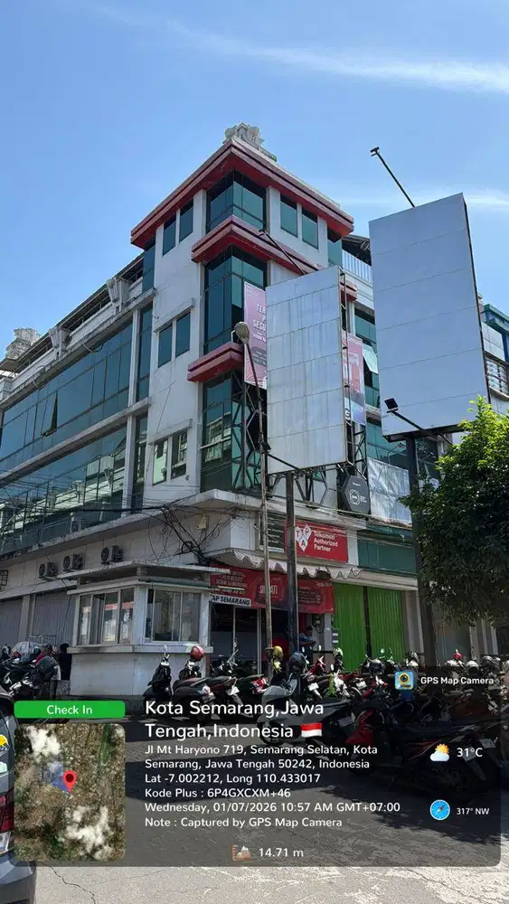 ruko peterongan plaza, menghadap depan di jalan mt haryono semarang