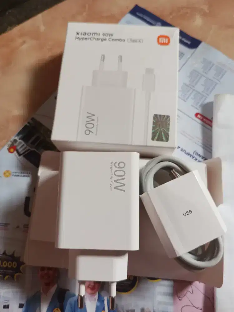 Charger Xiaomi 90W ORI Baru lengkap