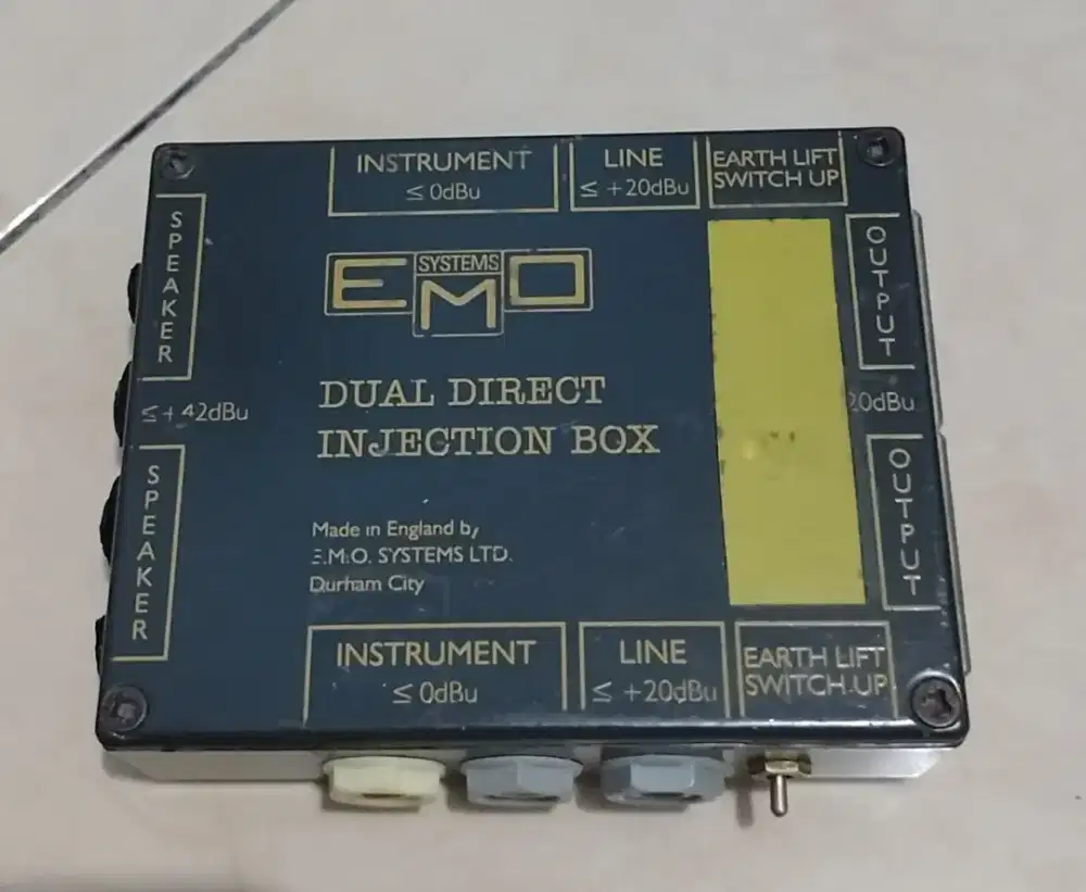 EMO E525 Direct (DI) Box Made in England