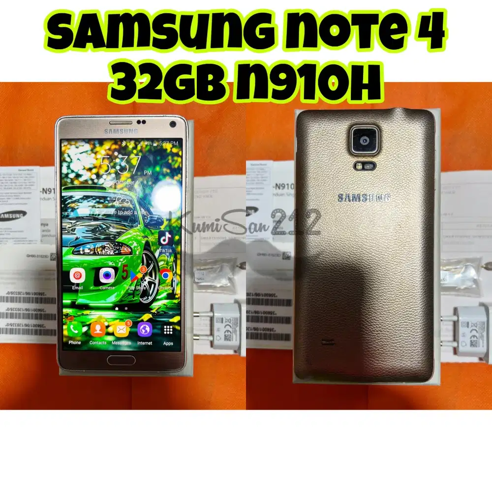 Samsung Note 4 32GB N910H Snapdragon 805 Android 6.0.1 MicroSDXC 16MP