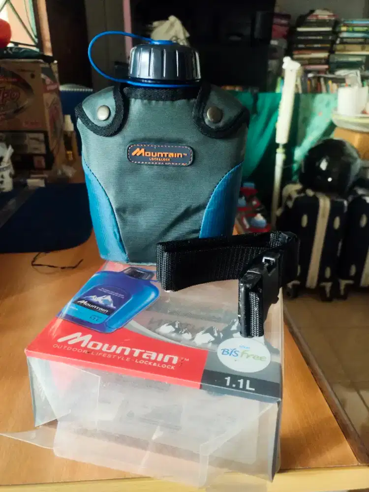 Jual Canteen water bottle vol.1.1 liter, lock&lock, free bis