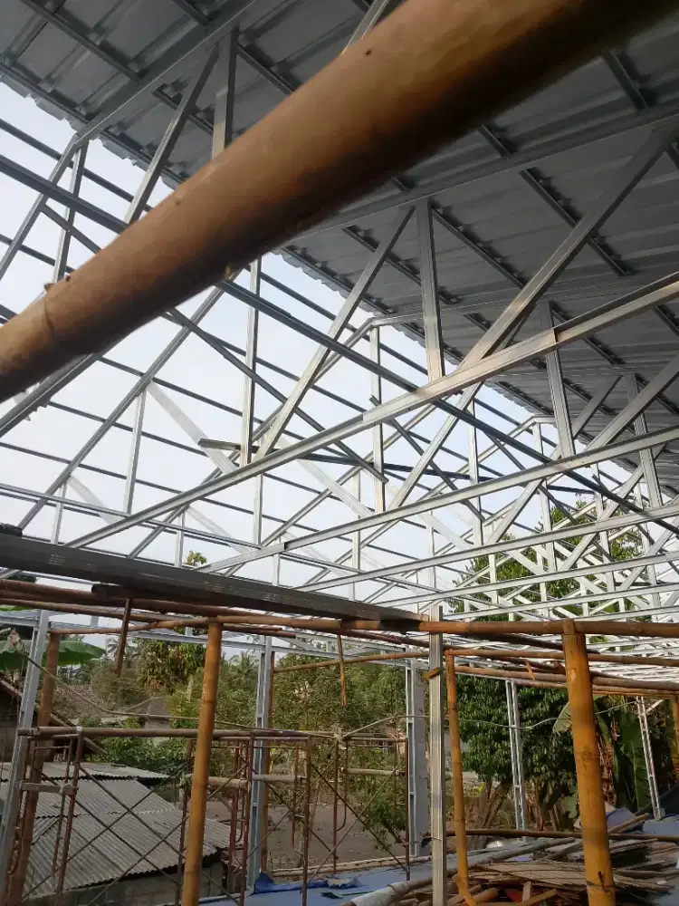 atap bajaringan terpasang