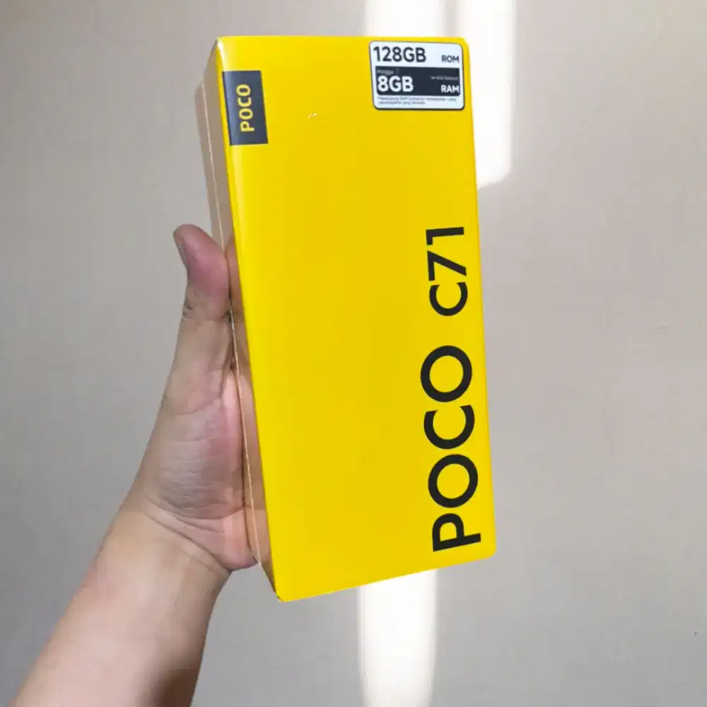 XIAOMI POCO C71 4GB/128GB BARU SEGEL BOX GARANSI RESMI