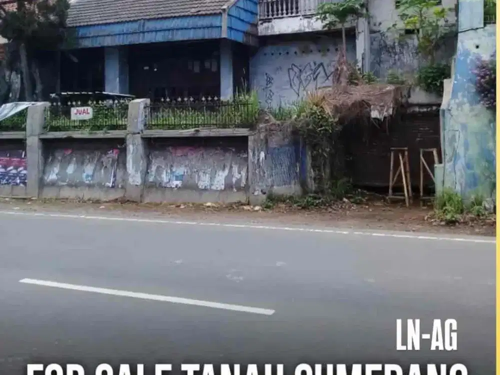 yg Sumedang 
luas tanah 213 
Lebar muka 12m
Menghadap timur
Listrik  900 w
Air sumur