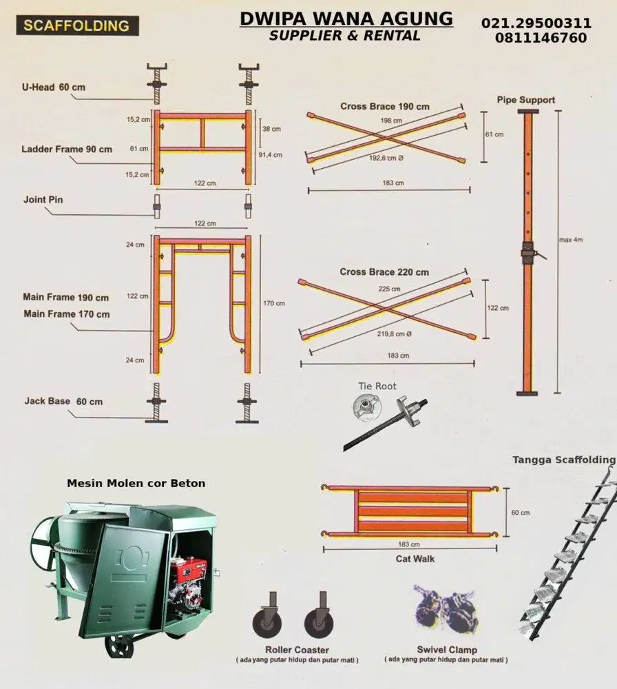 Rental Scaffolding, Dwipa Wana Agung