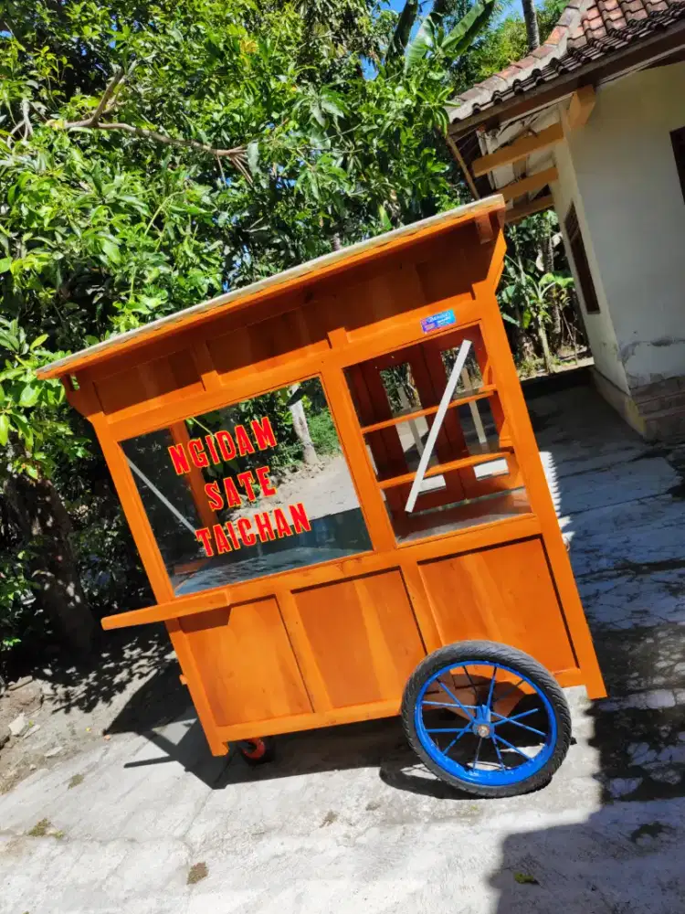 Gerobak Angkringan Bakso Mie Ayam PeceL Bubur Sate Martabak Ronde dlL