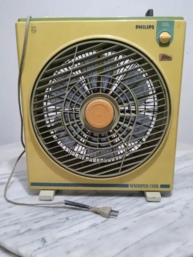 Kipas Angin Kotak Jadul Philips Whisper Cool 12 In Vintage Retro Style