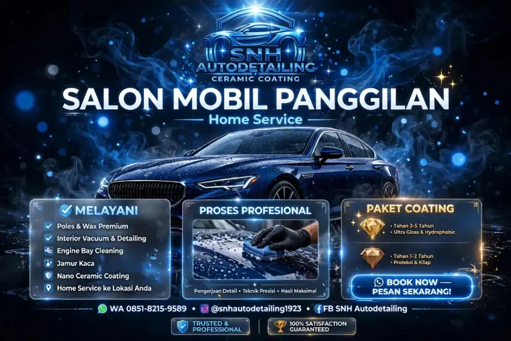 Salon mobil&motor panggilan/home service
