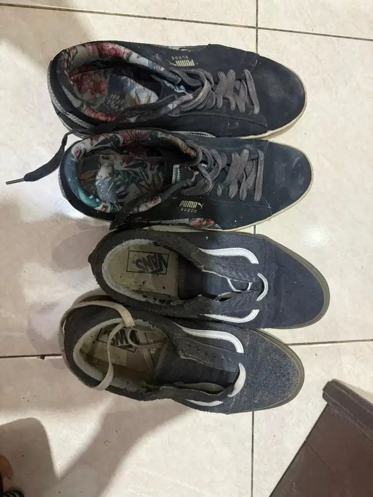 sepatu vans dan sepatu puma