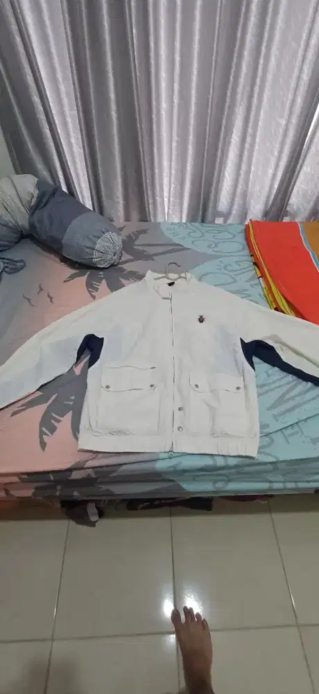 Windbreaker FIFA 1904 Official Licensed Product White Navy Size L