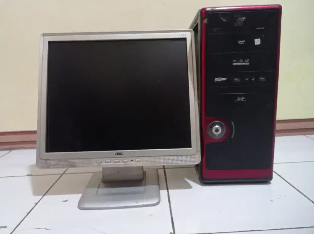 Komputer sepaket core i3 + lcd