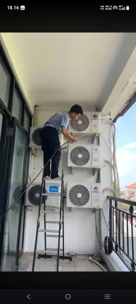 Servis AC kulkas mesin cuci kompa air dlk