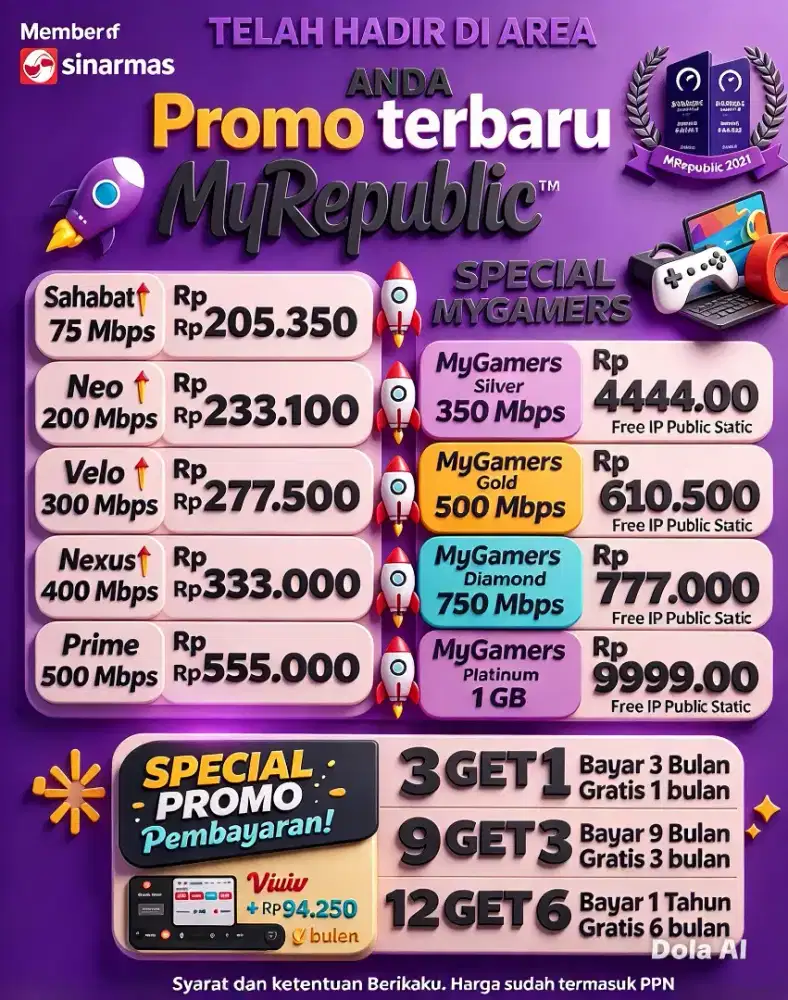 Parung Promo internet myrepublic