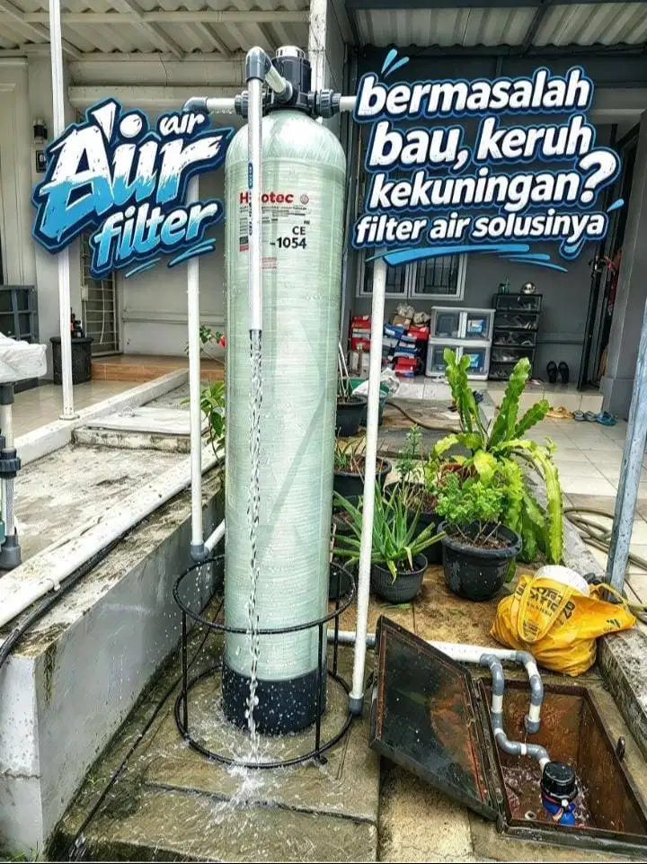 filter penyaring kotoran ,bau,kekuningan ,zat besi dll