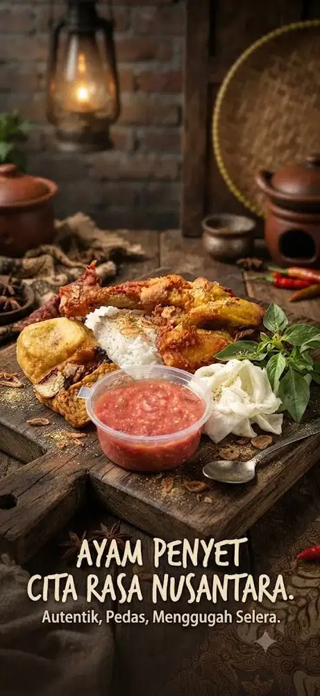 Ayam penyet Private order *min order 4box Free Ongkir