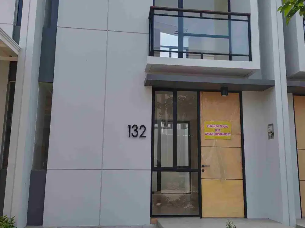rumah baru blom pernah huni jual rugi