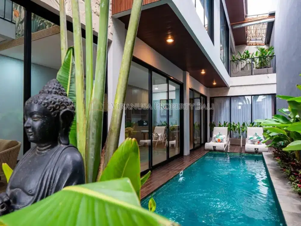 Villa Modern Tropis 3 Kamar Tidur - Kemenuh, Sukawati, Ubud