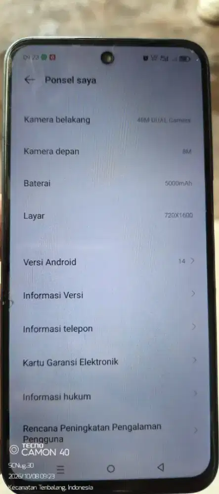 Hp Infinix hot 50i