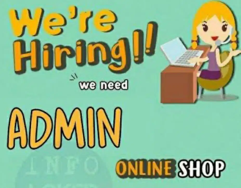 LOWONGAN ADMIN OLSHOP GREEN LAKE CITY/CIPONDOH