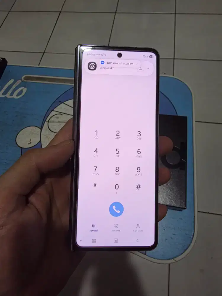 Samsung Z Fold 4 256GB Greygreen Fullset Normal Termurah !!