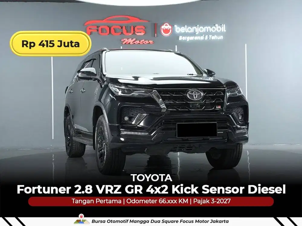[ GARANSI 5THN ] Toyota Fortuner 2.8 VRZ GR Diesel 2021/2022/2023