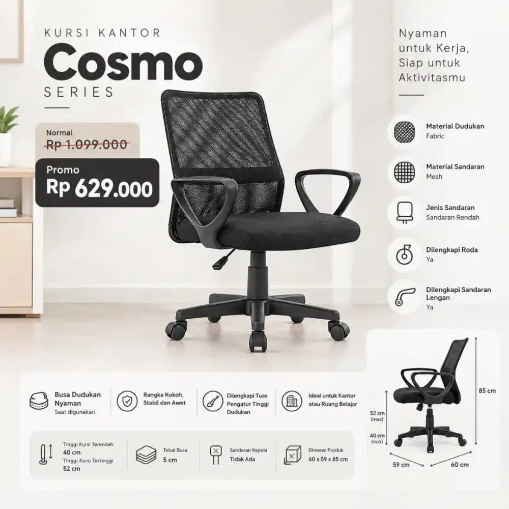 Kursi Kantor Kerja Termurah