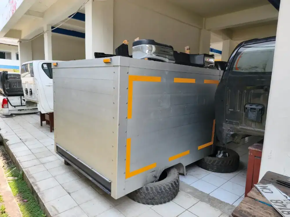 BOX ALUMINIUM TOYOTA HILUX SC REVO 2025 GRESS MASIH BARU SIAP PAKAI