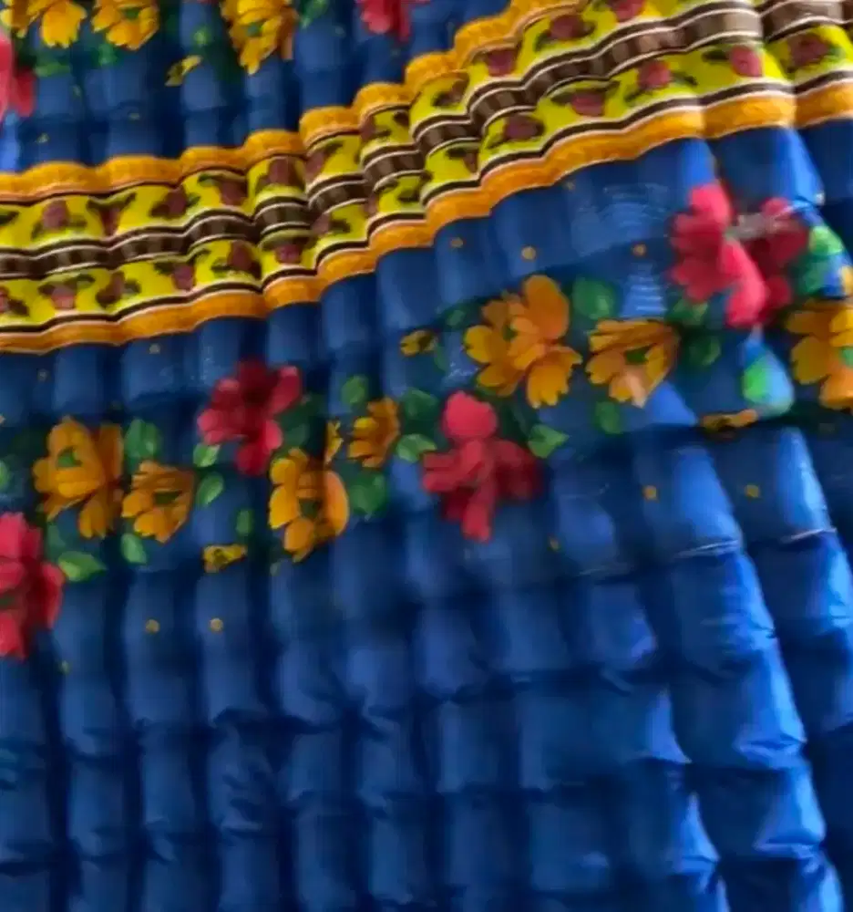 Kasur palembang warna biru