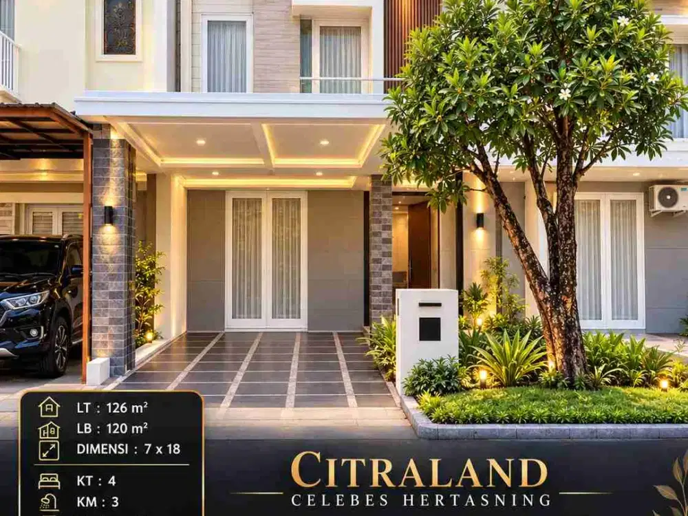 RUMAH SECOND CITRALAND CELEBES HERTASNING