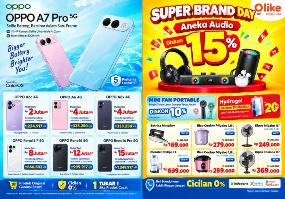PROMO OPPO A 7 PRO